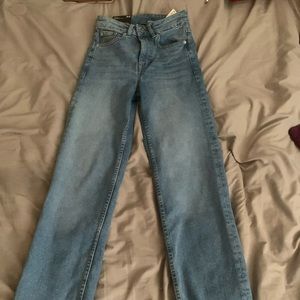 H&M straight legged light washed jeans